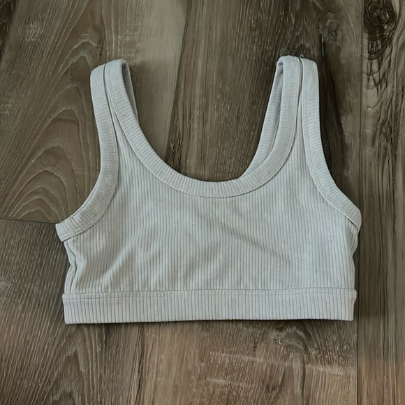 ALO Yoga Other - Bone tan ribbed Alo bra
